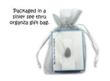 Small Tear Drop Fingerprint on each side Necklace