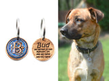 Dog Tag - Glittery Circle
