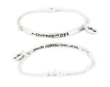 Medical Alert ID Bracelet - Women, Teens and Children's Sterling Silver Bracelet