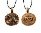 Your Dog's 3D Bronze Nose Print Pendant on a Keychain or Necklace