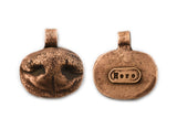 Your Dog's 3D Bronze Nose Print Pendant on a Keychain or Necklace