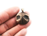 Your Dog's 3D Bronze Nose Print Pendant on a Keychain or Necklace