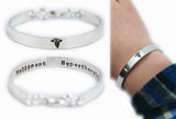 Young Child's Medical Alert Bangle Bracelet - child's first medical alert bracelet