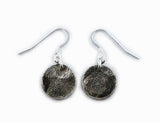 Silver Cat or Dog Partial Paw Print Earrings