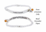 Medical Alert ID Bracelet - Women, Teens and Children's Sterling Silver Bracelet