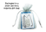 Single Sided Actual HANDWRITING Dog Tag Necklace - gift for him