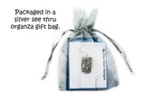 Actual HANDWRITING and Fingerprint Silver Pendant - Medium - Dog Tag Shaped
