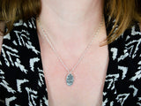 Small Oval Fingerprint Necklace