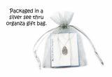Small Tear Drop Fingerprint Necklace