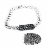 Fingerprint Bracelet - Memorial fingerprint jewelry - Inkprint Bracelet