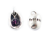 Fingerprint Jewelry, Fingerprint Necklace, Fingerprint Pendant with birthstone bead - Mom Gift