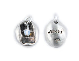 Fingerprint Jewelry, Fingerprint Necklace, Fingerprint Pendant with birthstone bead - Mom Gift