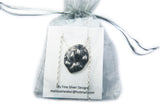 3D Silver Chihuahua Paw Print Necklace - YOUR Chihuahua's Actual Paw Print