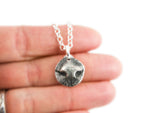 Silver Cat Nose Print Pendant Necklace - Your Cat's ACTUAL nose print in PURE silver