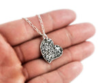 Silver Fingerprint Necklace - Wedding Gift, couple's gift, a parent's fingerprint