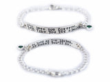 I'll Love You Forever, I'll Like You For Always sterling silver bracelet