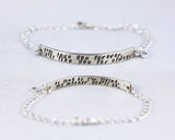 I'll Love You Forever, I'll Like You For Always sterling silver bracelet