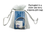 Fashionable Medical ID Alert Bangle Bracelet - Women and Teens Sterling Silver Bracelet