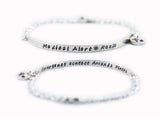 Medical Alert ID Bracelet - Women, Teens and Children's Sterling Silver Bracelet