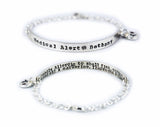 Medical Alert ID Bracelet - Women, Teens and Children's Sterling Silver Bracelet