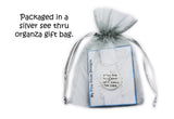 Your Loved One's Actual Handwriting on a Double Sided Silver Circle Shape Pendant