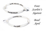 Sterling Silver Medical Alert ID Bracelet Custom Made - Women and Teens Bracelet