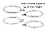 Sterling Silver Medical Alert ID Bracelet Custom Made - Women and Teens Bracelet