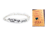 Custom Handwriting Bracelet - Actual Signature Jewelry - Thick Design