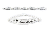 Custom Handwriting Bracelet - Actual Signature Jewelry - Thick Design
