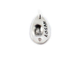 Fingerprint Necklace - Fingerprint Pendant with name and with or without birthstone