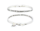 Fashionable Medical Alert ID Bangle - Women and Teens Sterling Silver Bracelet