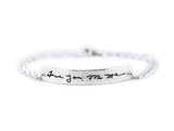 Custom Handwriting Bracelet - Actual Signature Bracelet - Thin Design