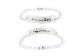 Custom Handwriting Bracelet - Actual Signature Bracelet - Thin Design