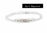 Custom Handwriting Bracelet - Actual Signature Bracelet - Thin Design