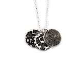 Hidden Fingerprint Pendant with name and design of choice on the front