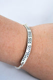 I'll Love You Forever, I'll Like You For Always sterling silver bracelet