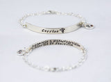 Medical Alert ID Bracelet - Women, Teens and Children's Sterling Silver Bracelet