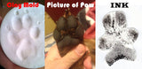 Silver Cat or Dog Paw Print Ring - Paw Print Jewelry