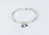 I'll love you forever, I'll like you for always Sterling Silver bangle - Gift for Her, Mom Gift