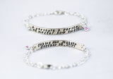 A Person's A Person No Matter How Small sterling silver bracelet