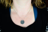 Hidden Fingerprint Pendant with name and design of choice on the front