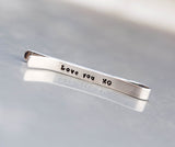 Custom Made Men's Tie Clip - Gift for him gift for dad - Sterling Silver