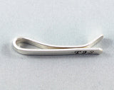Silver Custom Made Men's Tie Clip - Gift for him