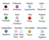 ADD ON to Jewelry: Swarovski crystal Element Birthstone Beads