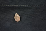 Teardrop Bronze Fingerprint Pin