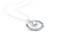 Circle With Family Names Custom Necklace
