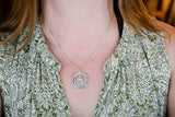 Circle With Family Names Custom Necklace