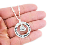 Circle With Family Names Custom Necklace