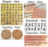 Silver Monogram Fingerprint Pendant - Name or Birthdate