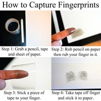Fingerprint Necklace using an ink print - Memorial fingerprint jewelry - Pill Shape